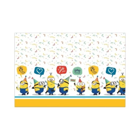 mantel minions 120x180 cm cumpleanos 92137 8422935510096