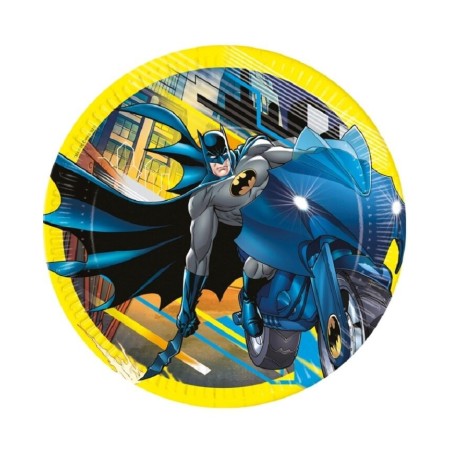 platos batman cumpleanos 8 uds 23 cm 93452 8422935510096