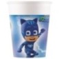 Vasos PJ Mask para cumpleaños 8 uds
