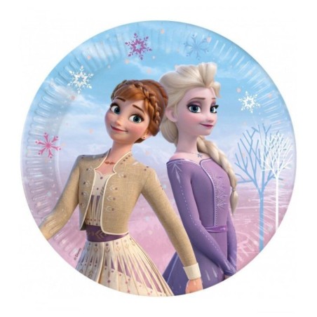 platos frozen 8 uds 23 cm cumpleanos 93838 8422935510096