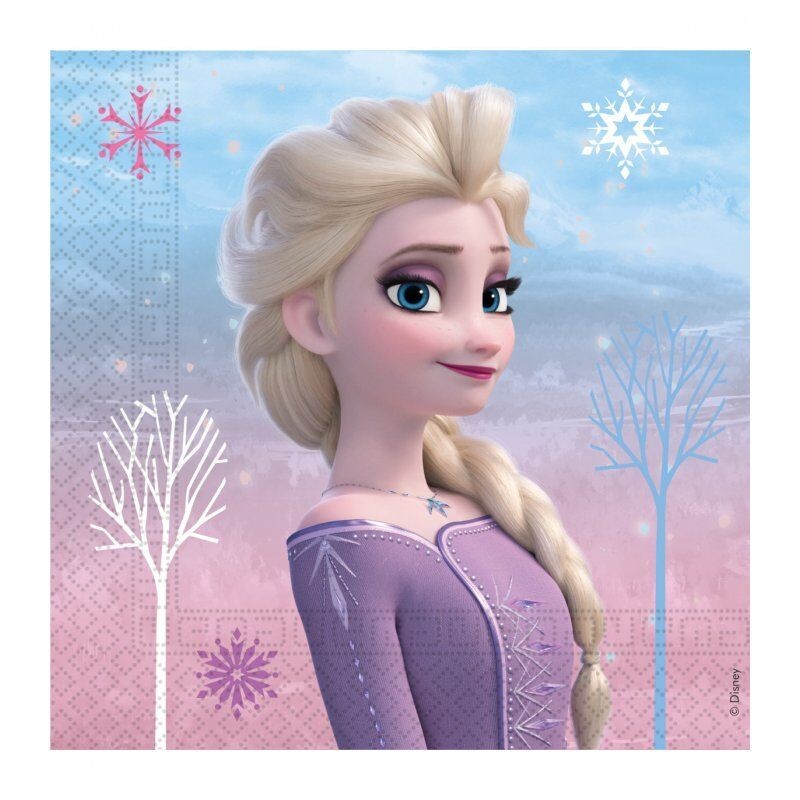 Servilletas Frozen 20 uds de 33 cm cumpleaños