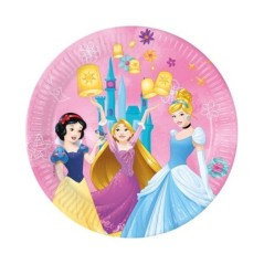 platos princesas disney 8 uds de 23 cm 93847 8422935510096