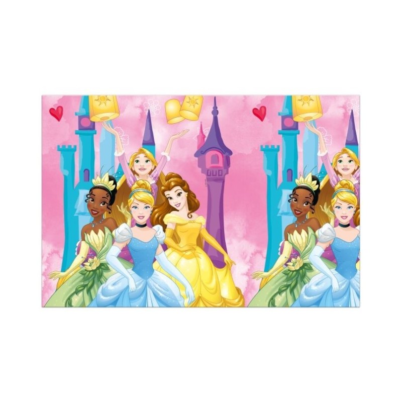 Mantel Princesas Disney para cumpleaños 120x180 cm