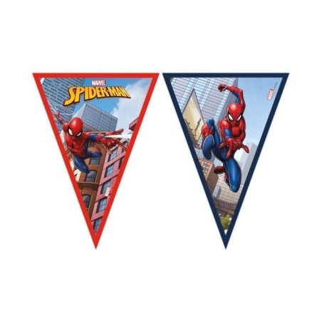 banderin spiderman decoracion cumpleanos 23 metros 93867 8422935510096