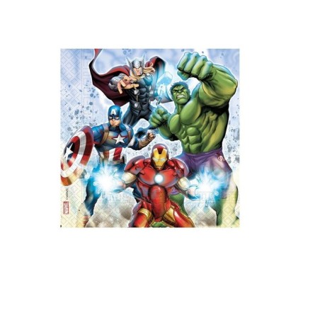 servilletas los vengadores infnity stones 20 uds 33 cm 93873 8422935510096