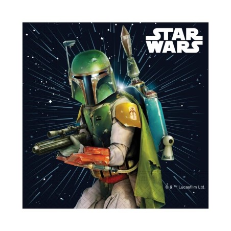servilletas Star Wars boba fett 20 uds 33 cm 93881 8422935510096