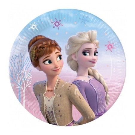 platos frozen 8 uds 20 cm cumpleanos 94052 8422935510096