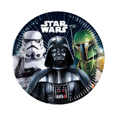 platos Star Wars galaxy 8 uds 20 cm 94056 8422935510096