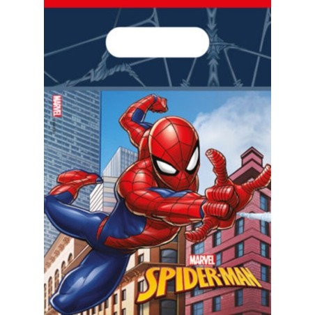 bolsas chuches spiderman 6 uds 94082 8422935510096