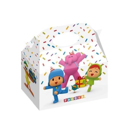 cajitas detalles chuches pocoyo 12 uds 16x16x10 cm 94136 8422935510096