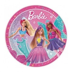 platos barbie 8 uds de 23 cm cumpleanos 94566 8422935510096