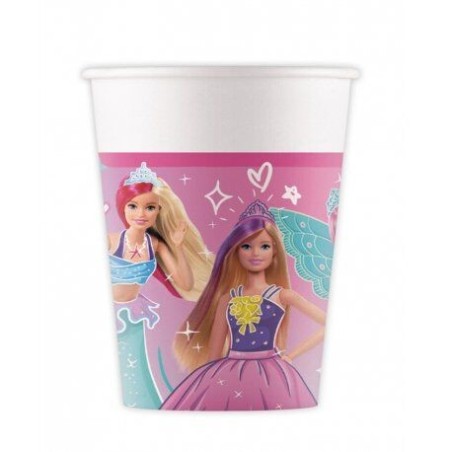 vasos barbie 8 uds cumpleanos 94567 8422935510096