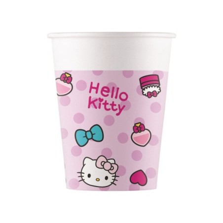 vasos hello kitty cumpleanos 8 uds 94700 8422935510096