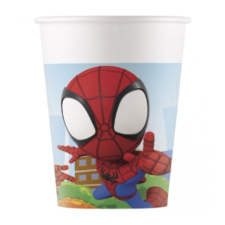 platos spidey and friends cumpleanos 8 uds 18 cm 94877 8422935510096