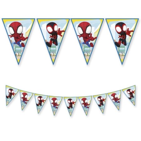 banderin spidey and friends 3 mt guirnalda cumplanos 94880 8422935510096