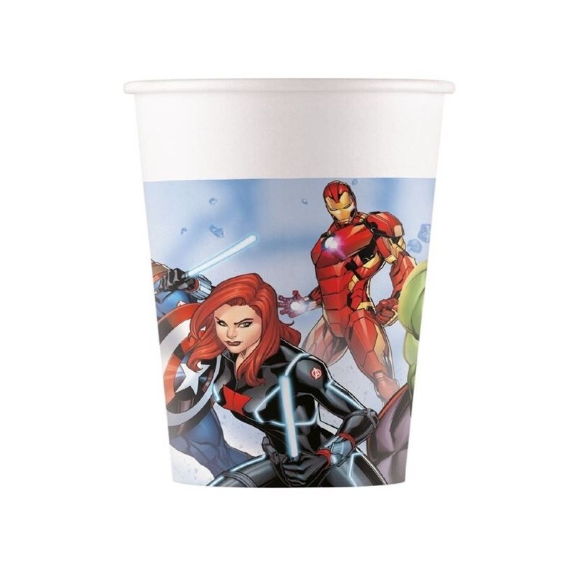 Vasos Los Vengadores Avengers 6 uds