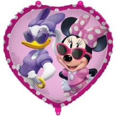 globo minnie mouse y daisy gafas corazon 46 cm 94989 8422935510096