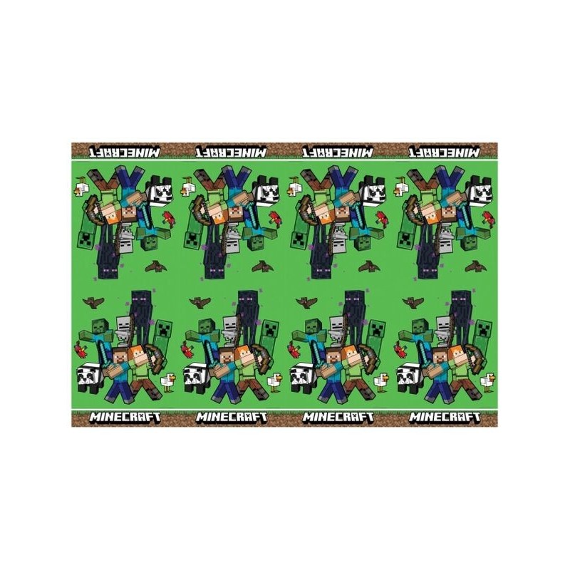 Mantel Minecraft cumpleaños 120x180 cm