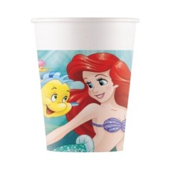 vasos ariel la sirenita cumpleanos 8 uds 95456 8422935510096