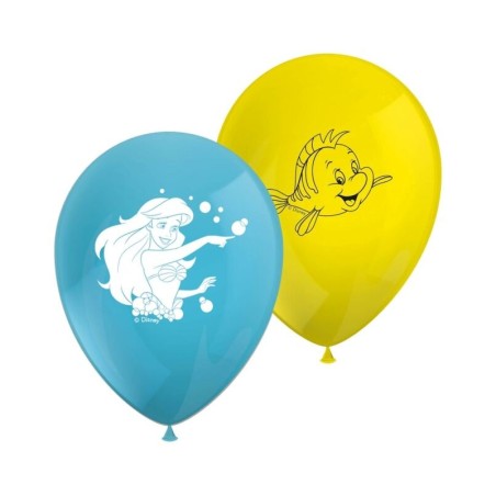 globos ariel la sirenita cumpleanos 8 uds 95461 8422935510096