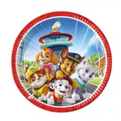 platos patrulla canina 8 uds 23 cm cumpleanos 95597 8422935510096