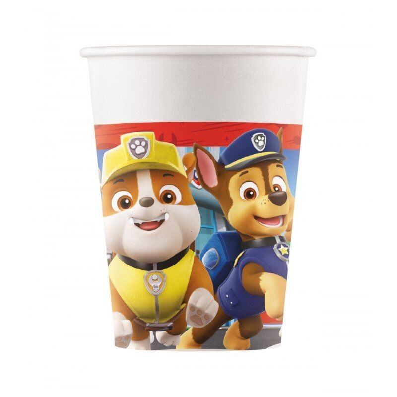 Vasos Patrulla Canina 8 uds cumpleaños