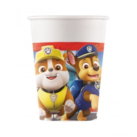 vasos patrulla canina 8 uds cumpleanos 95598 8422935510096