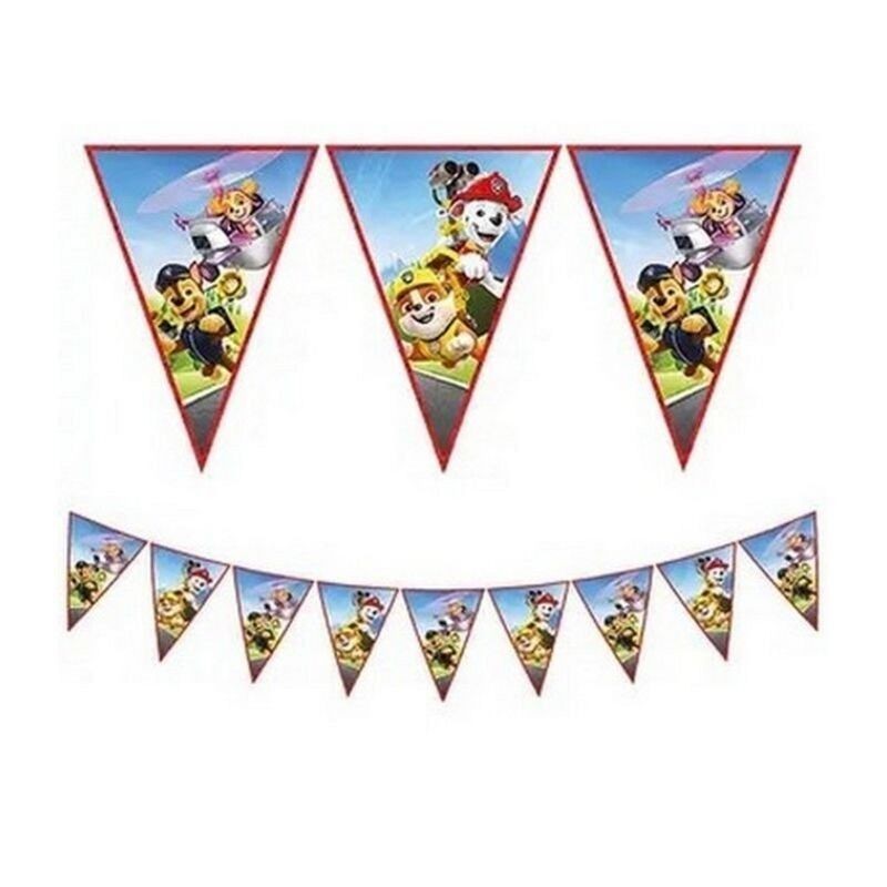 Banderin Patrulla Canina cumpleaños 2,3 metros