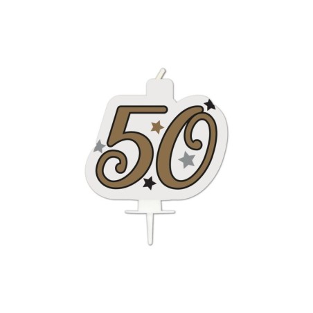 vela 50 cumpleanos junta oro estrellas 95632 8422935510096