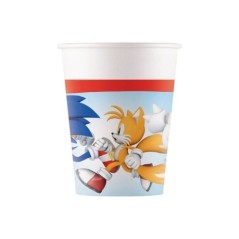 vasos sonic para cumpleanos 8 uds 95650 8422935510096