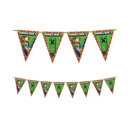 banderin minecraft decoracion cumpleanos 95661 8422935510096
