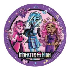 platos monster high cumpleanos 8 uds 23 cm 95704 8422935510096