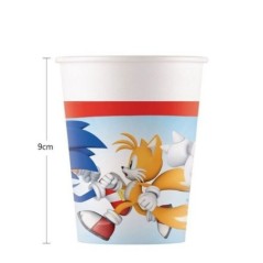 vasos sonic cumpleanos 6 uds 96177 8422935510096