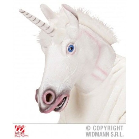 mascara de unicornio blanco para adulto 96653WI 8422935510096