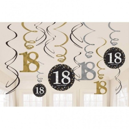 colgantes 18 cumpleanos decoracion oro 9900558 13051637224