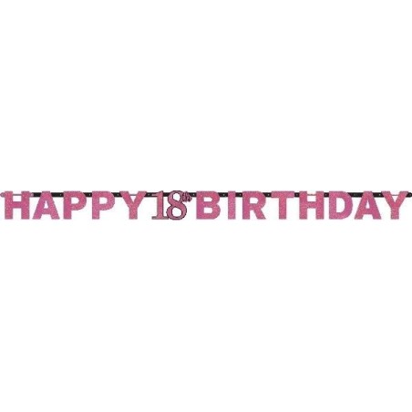 guirnalda 18 cumpleanos rosa happy birthday 213 m 9900576 13051637408