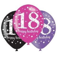 globos 18 cumpleanos 6 uds 28 cm 9900874 13051642303