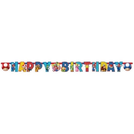 guirnalda cumpleanos mario bros 230 cm 9901542 13051695576
