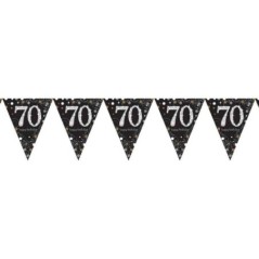 gruinalda 70 cumpleanos negro y oro 4 metros 9901708 13051728311