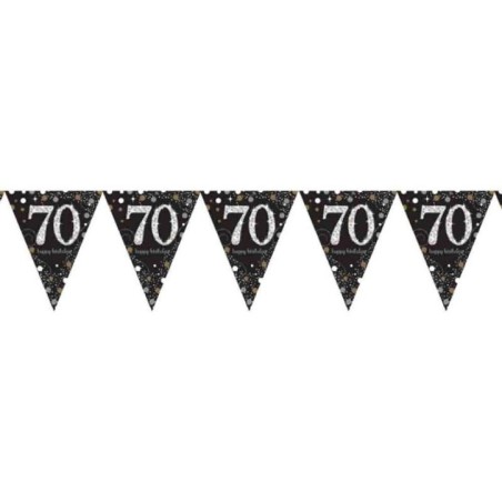 gruinalda 70 cumpleanos negro y oro 4 metros 9901708 13051728311