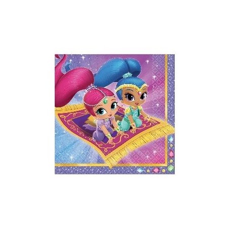 servilletas shimmer and shine 33 x 33 cm 16 uds 9902155 99 13051739539