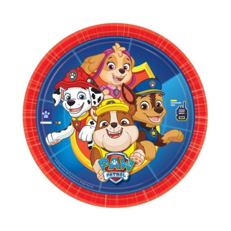 platos patrulla canina 8 uds de 23 cm 9903818 66 194099067768