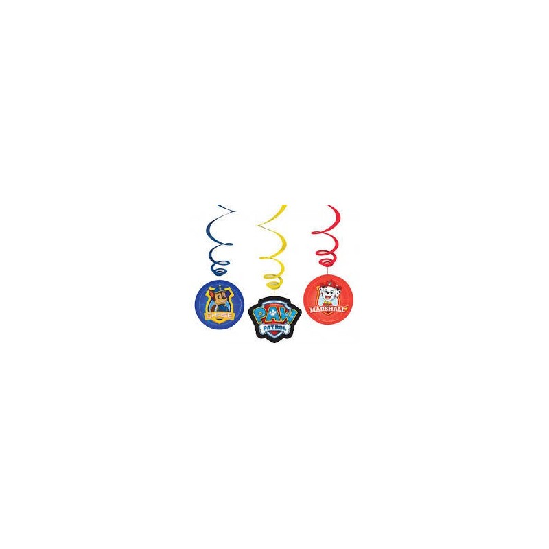 Colgantes Patrulla Canina 6 uds