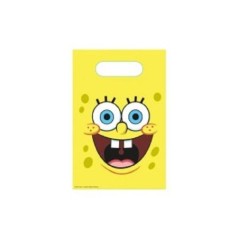 bolsas chuches cumpleanos bob esponja 6 uds 9907200 194099009744