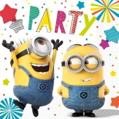 servilletas minions para cumpleanos 16 uds de 33 cm 9907314 194099085144