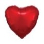 Globo corazon rojo metal 43 cm helio o aire