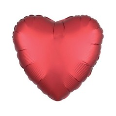 globo corazon rojo satin 43 cm helio o aire 9914135 92 194099090070