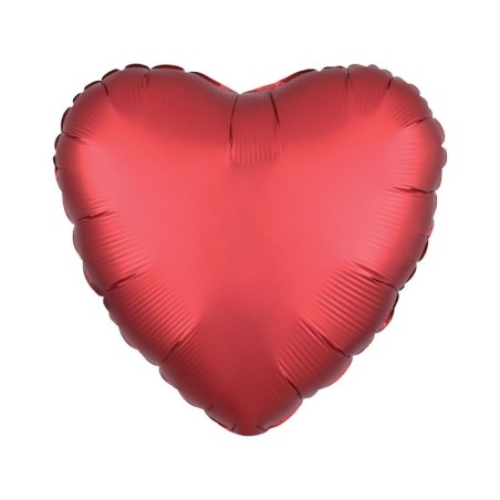 globo corazon rojo satin 43 cm helio o aire 9914135 92 194099090070