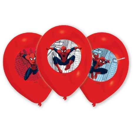 globos spiderman 6 uds 275 cm 999241 13051559014