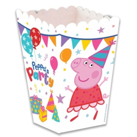 cajita alta palomitas peppa pig 5x5x12 cm unidad BS10041 8435743000406